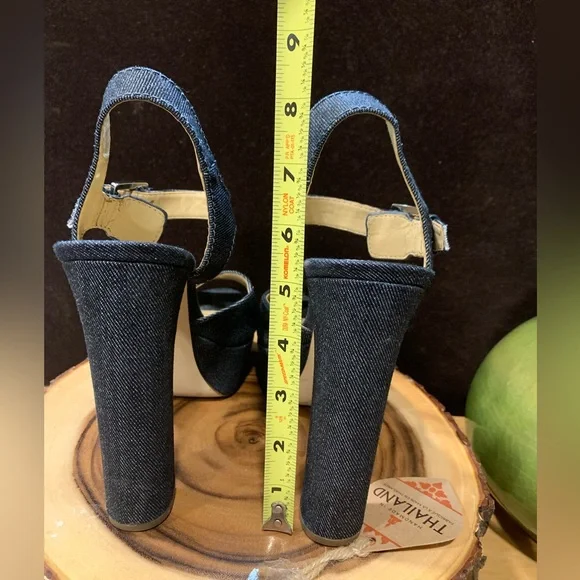 Michael Kors Denim Heels - Picture 9 of 9